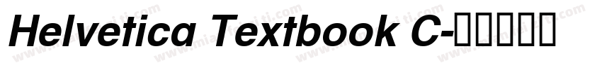 Helvetica Textbook C字体转换